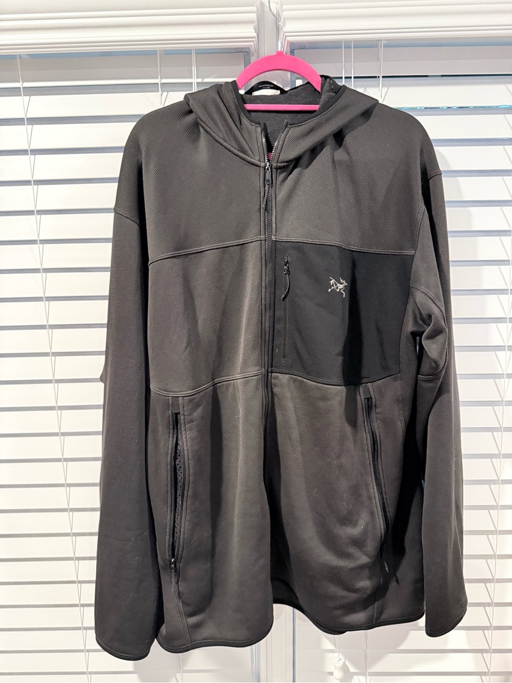 Arc'teryx Fortrez Hoody Black Men's XXL Polartec Fleece Outdoor Jacket